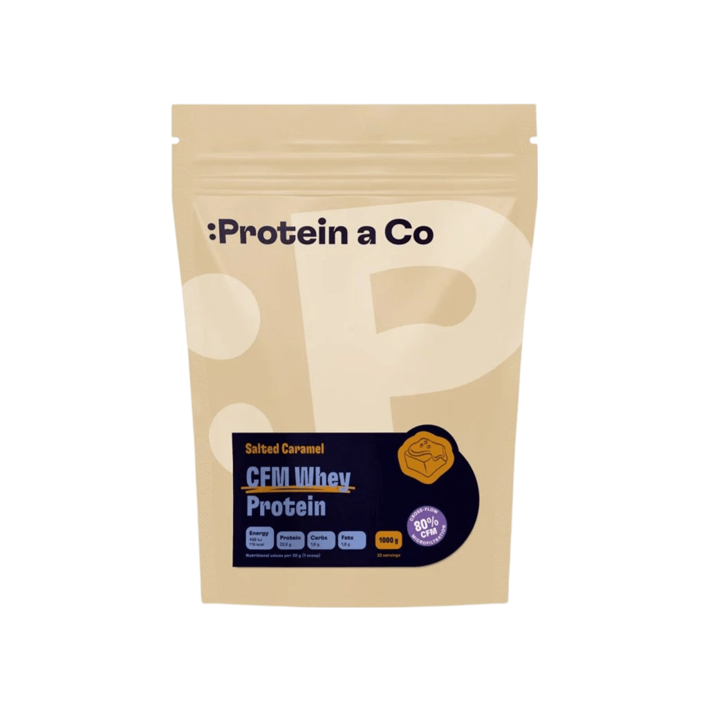 CFM WHEY PROTEIN 80 1 kg – Salted caramel - FitMar.cz