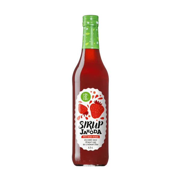 Jahoda sirup 500 ml - FitMar.cz