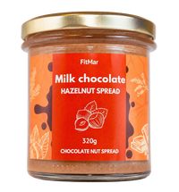 Haselnusscreme mit Milchschokolade
