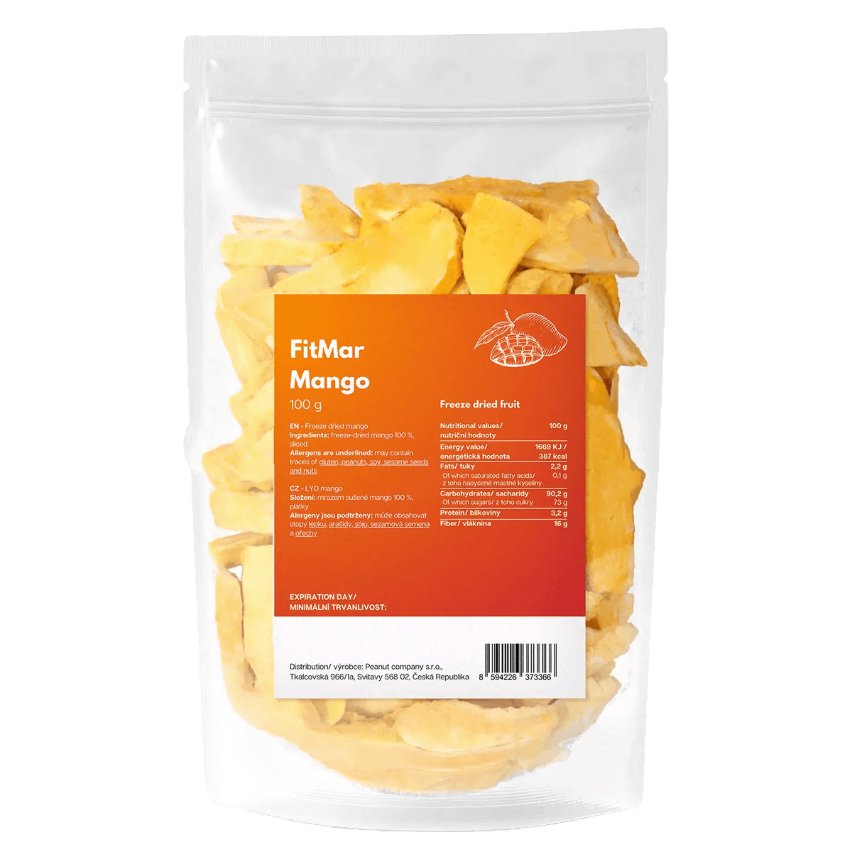 Liofilizirani mango - FitMar.si